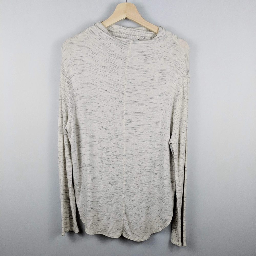 Lou & Gray Space Dye Oatmeal Cowl Neck Tunic